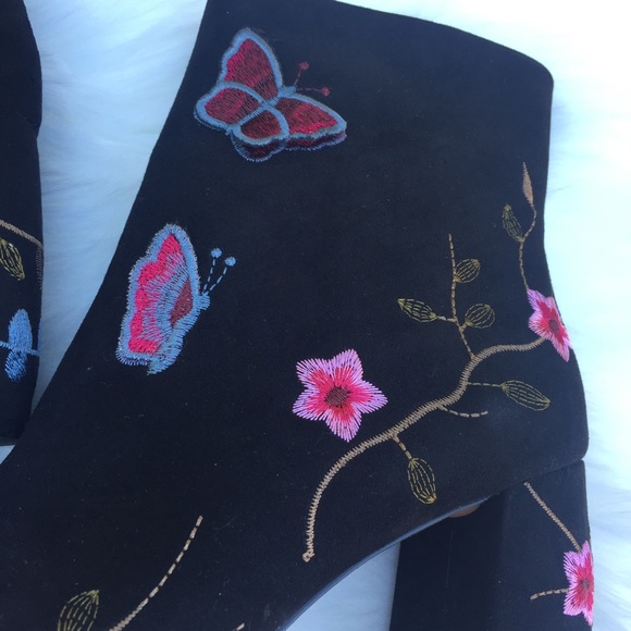 NWT Nanette Lepore floral boots size 8 - Picture 6 of 7